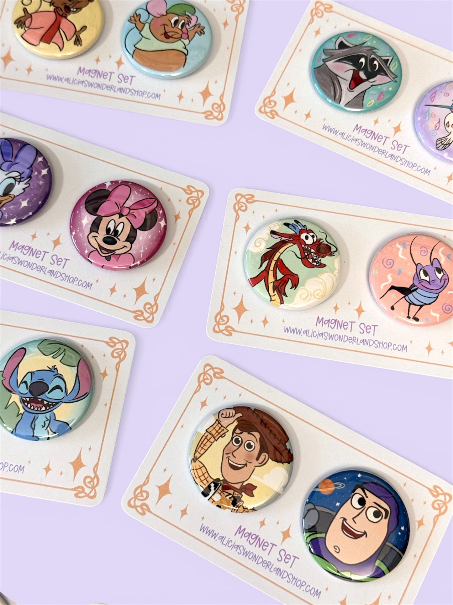 Button Set - Magnet or Pin