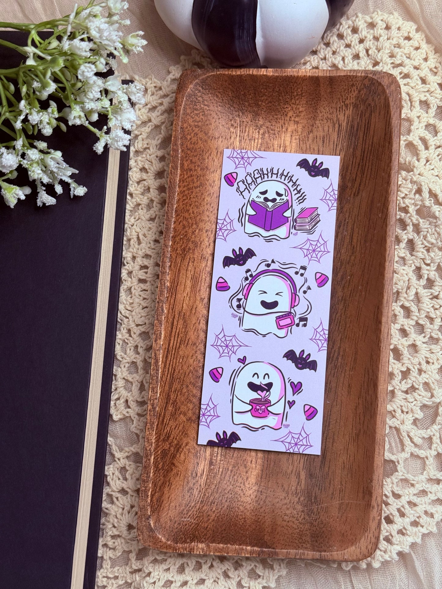 Ghostly Hobbies Bookmark