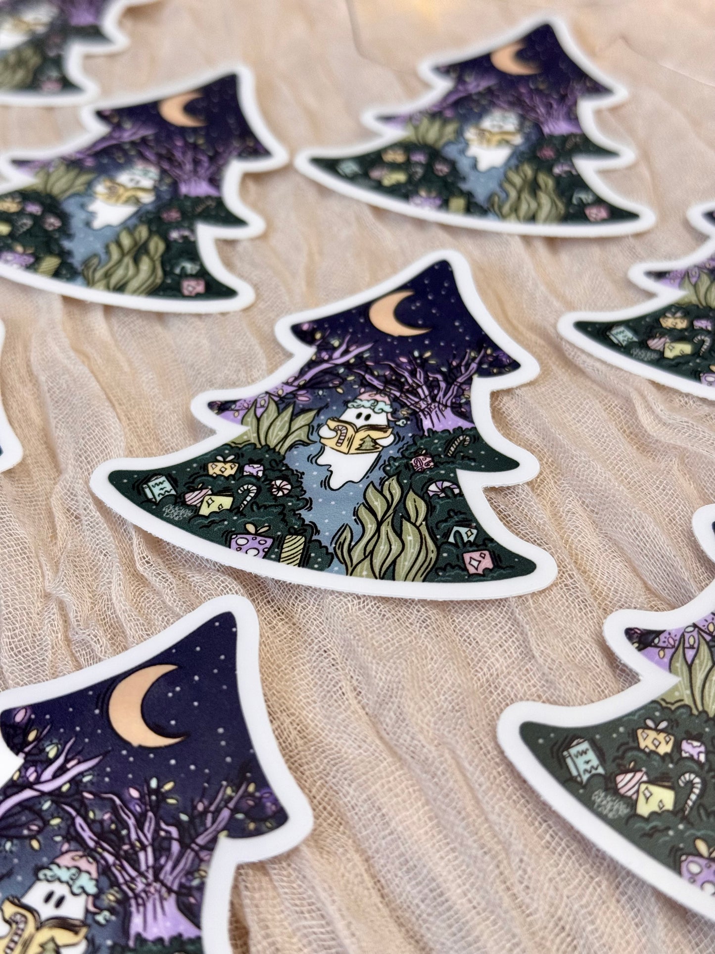 Midnight reads Sticker