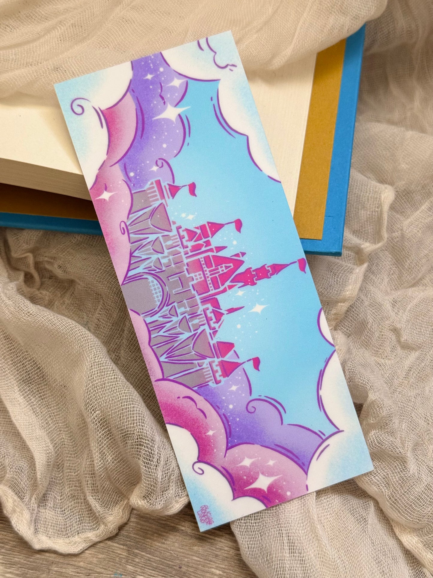 Pink Castle Bookmark