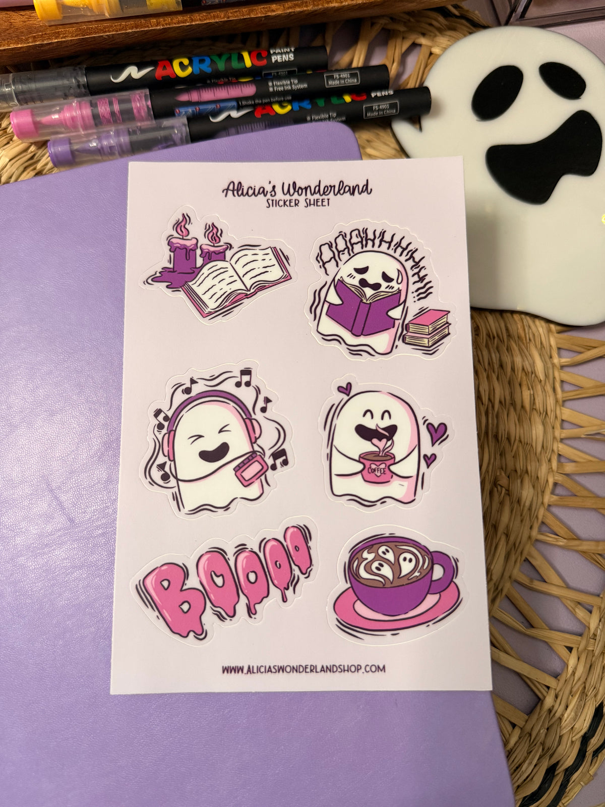 Ghost Hobbies Sticker Sheet