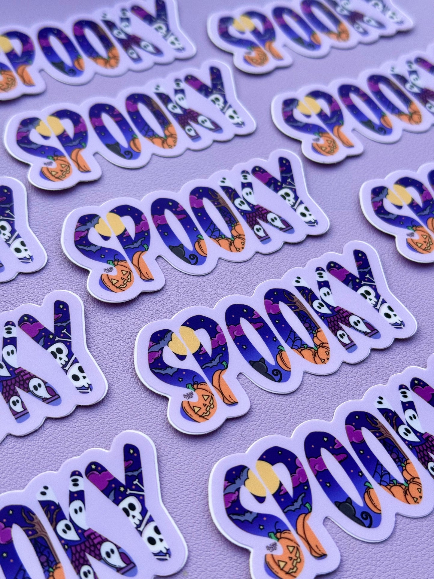 Spooky Vinyl Sticker