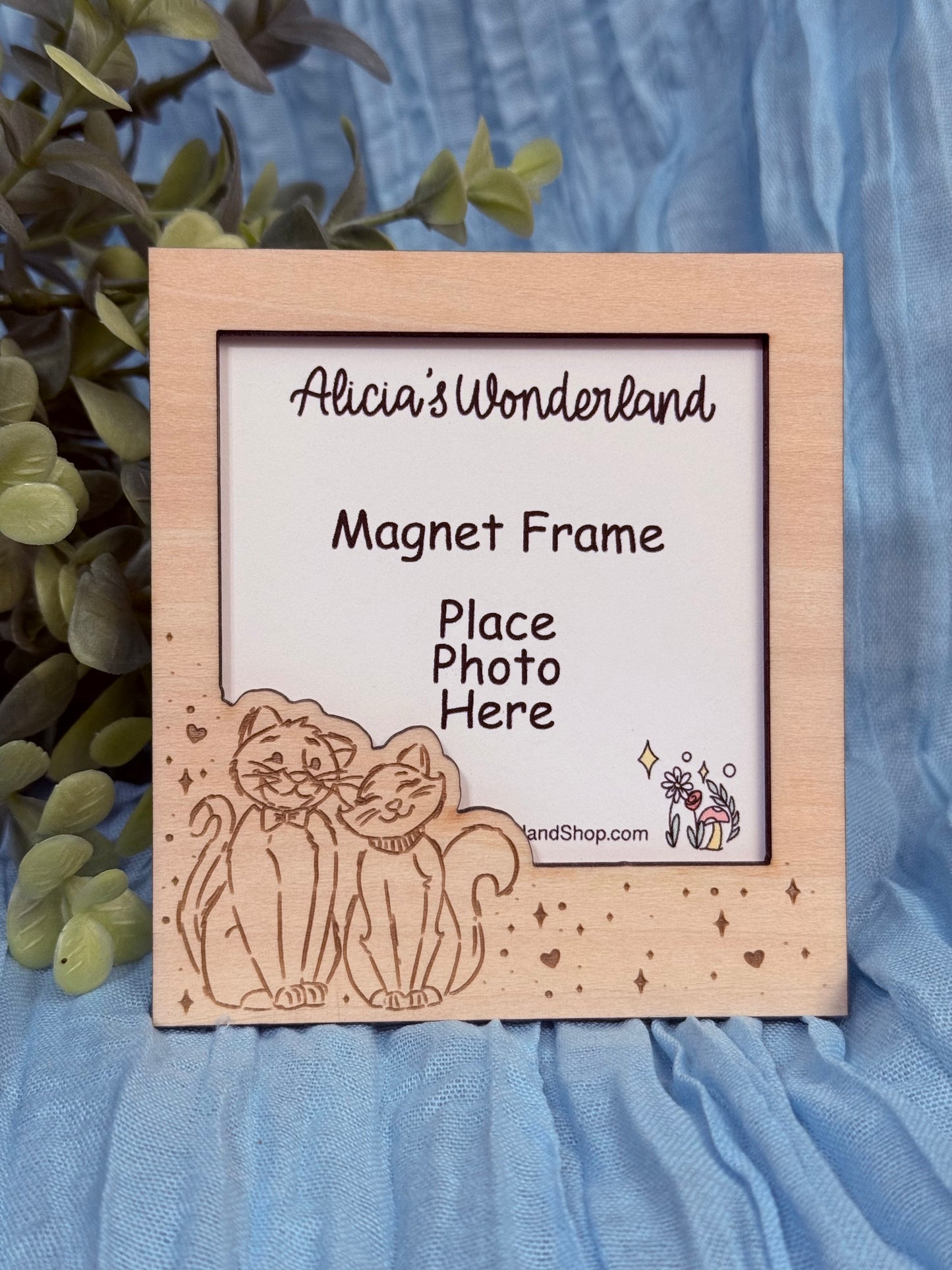 Fancy Cats Magnet Frame