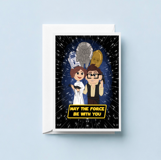 The Force Greeting Card