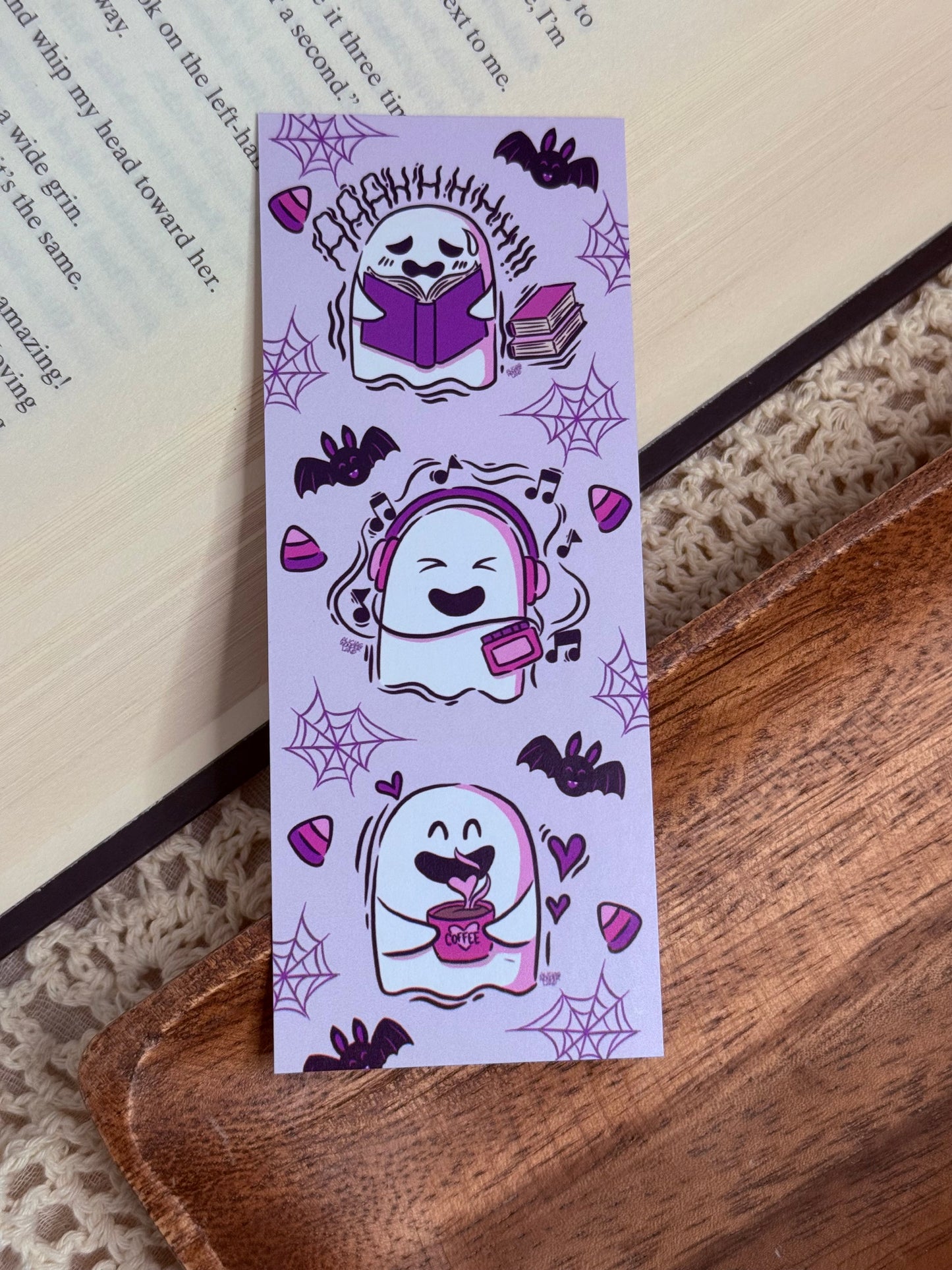Ghostly Hobbies Bookmark