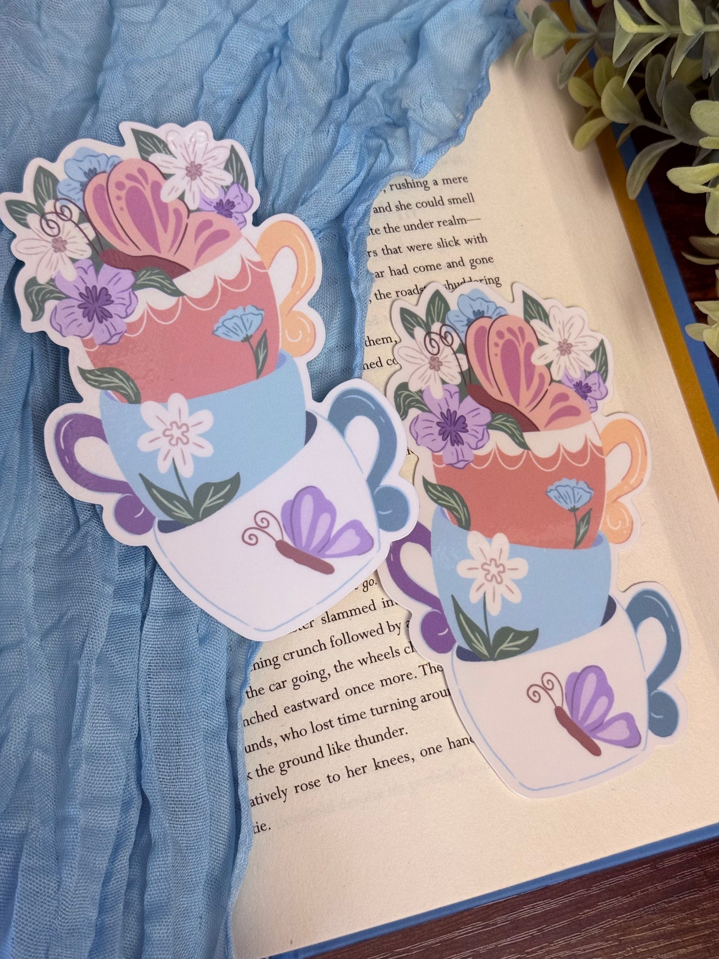 Garden Butterfly Teacup Bookmark | Teacup Buddies