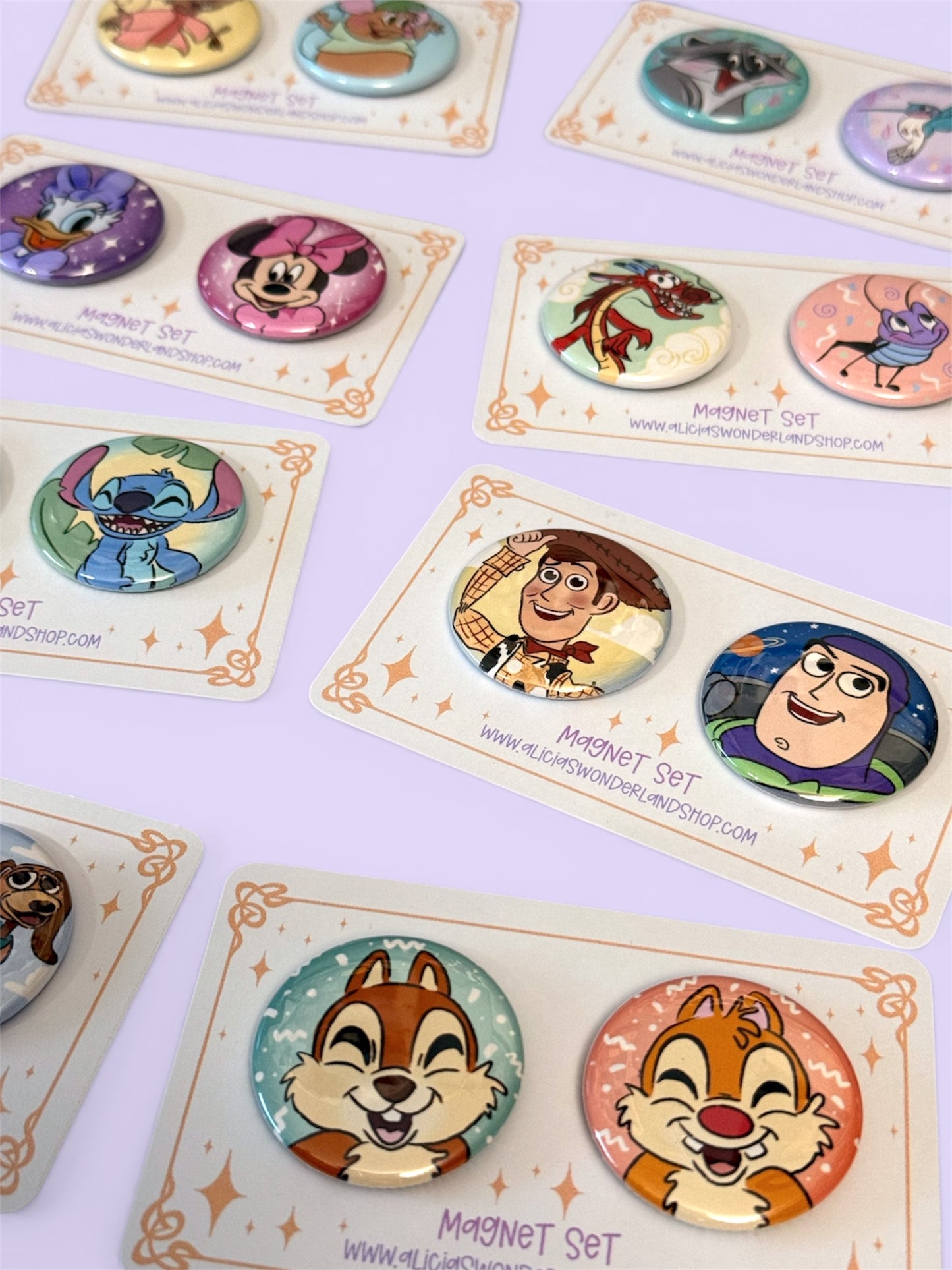 Button Set - Magnet or Pin