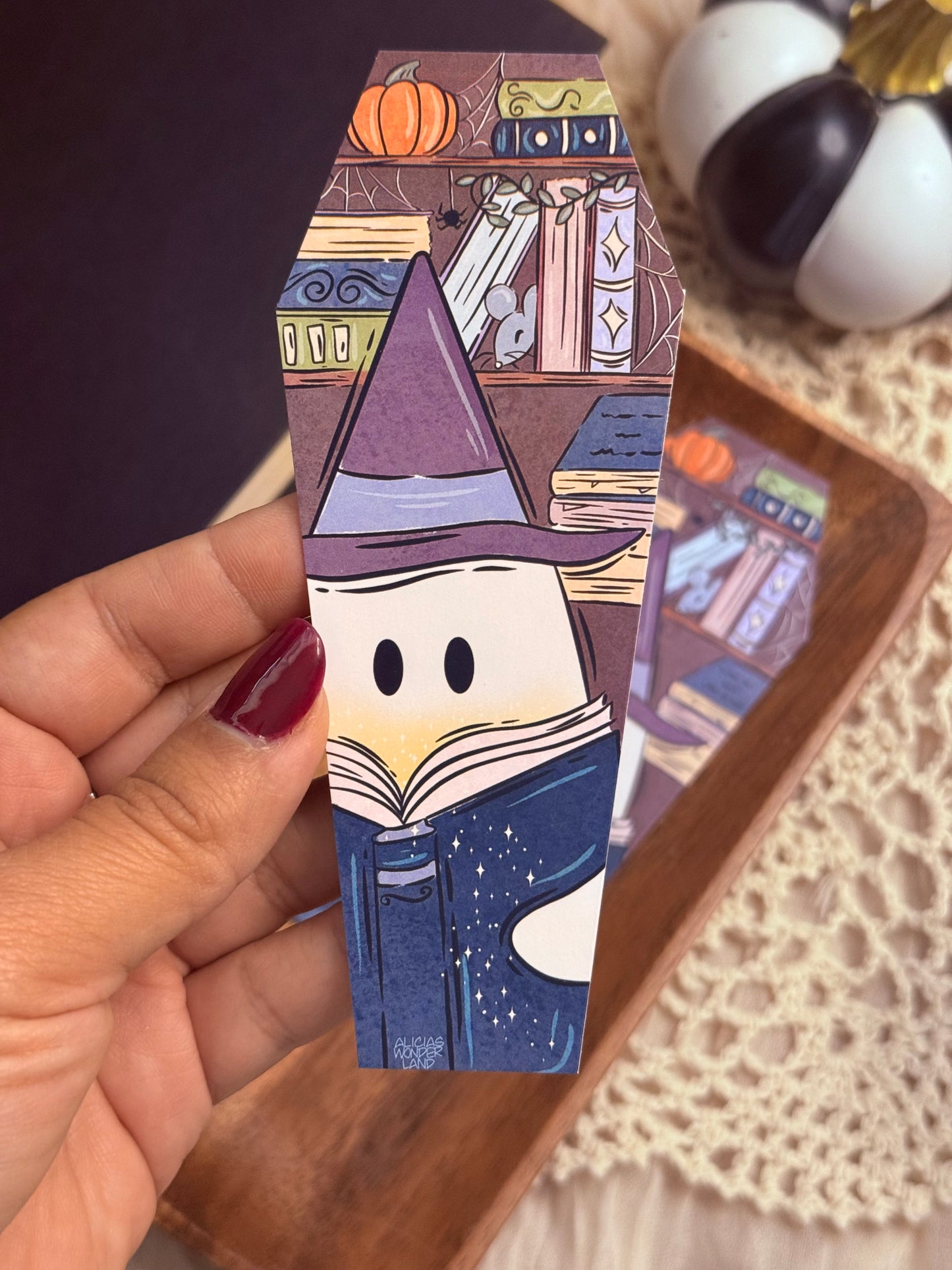 Witchy Ghost Reads Bookmark