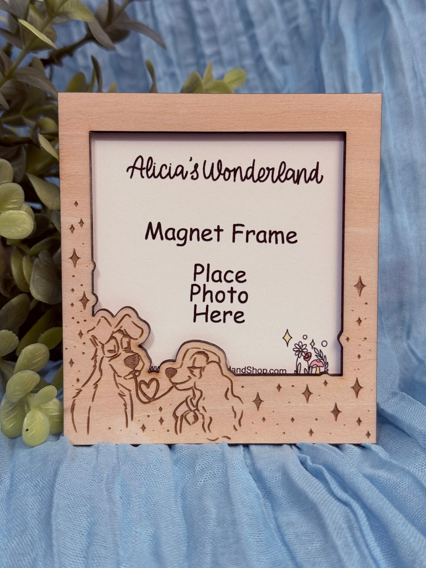 Spaghetti Kiss Magnet Frame