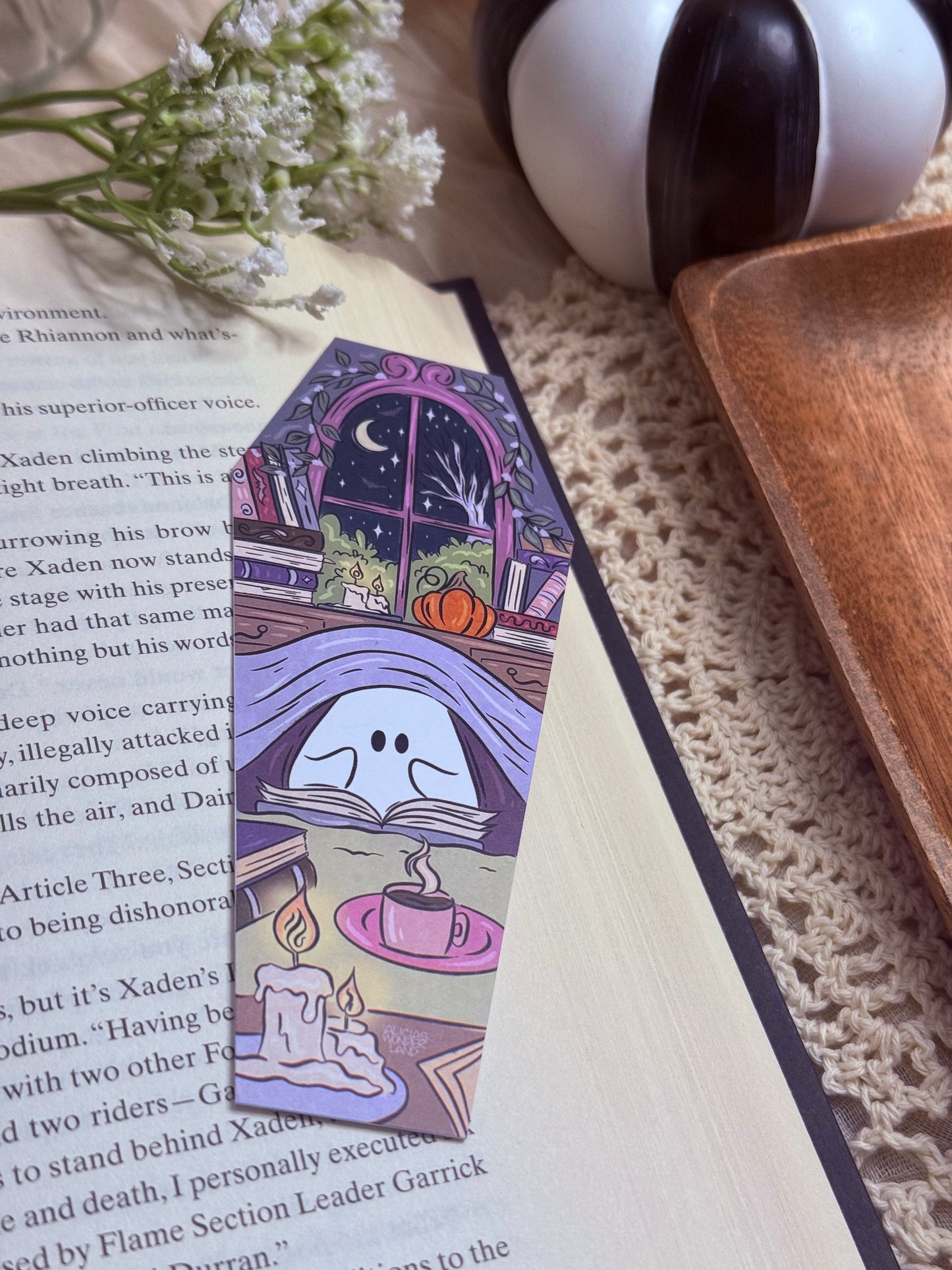 Cozy Covers & Books Bookmark