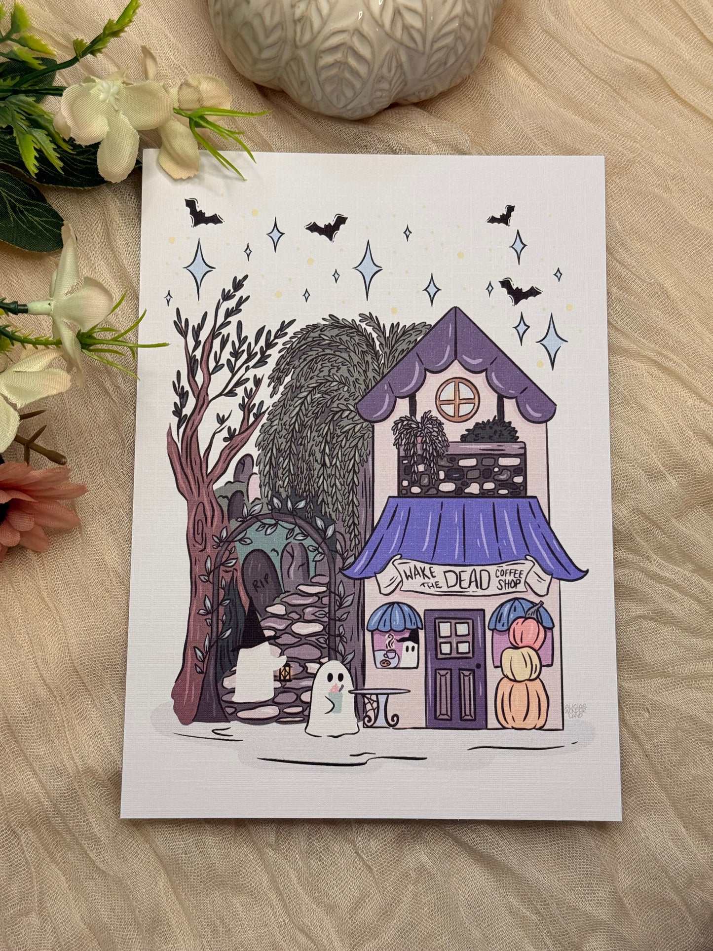 Wake the Dead Coffee Print