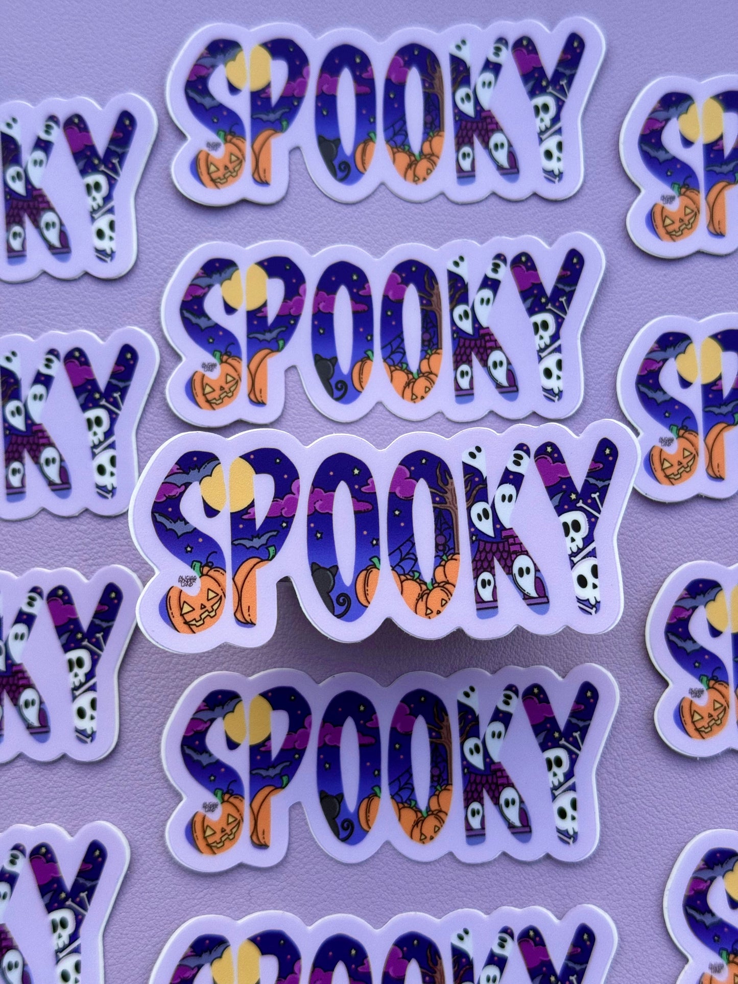Spooky Vinyl Sticker