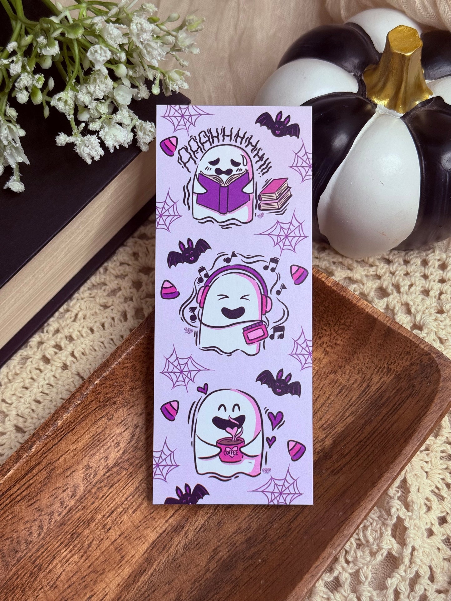 Ghostly Hobbies Bookmark