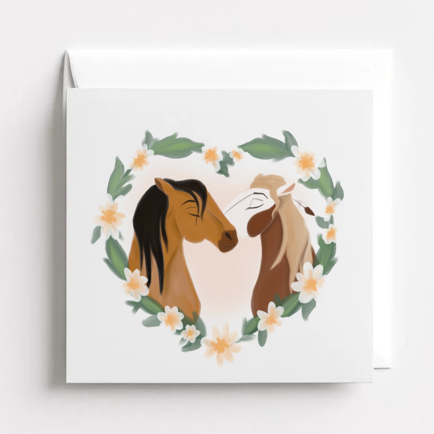Galloping Hearts Greeting Card