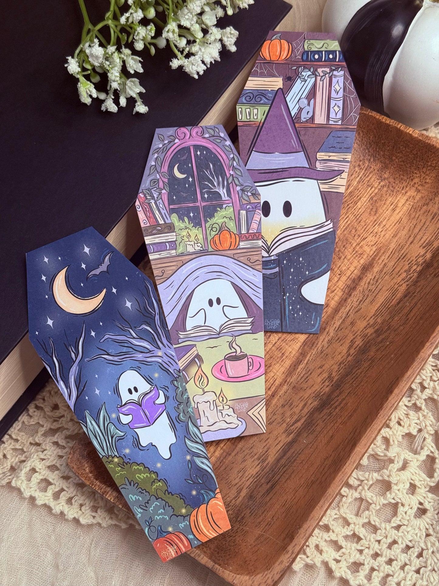 Spooky Ghost Bookmark