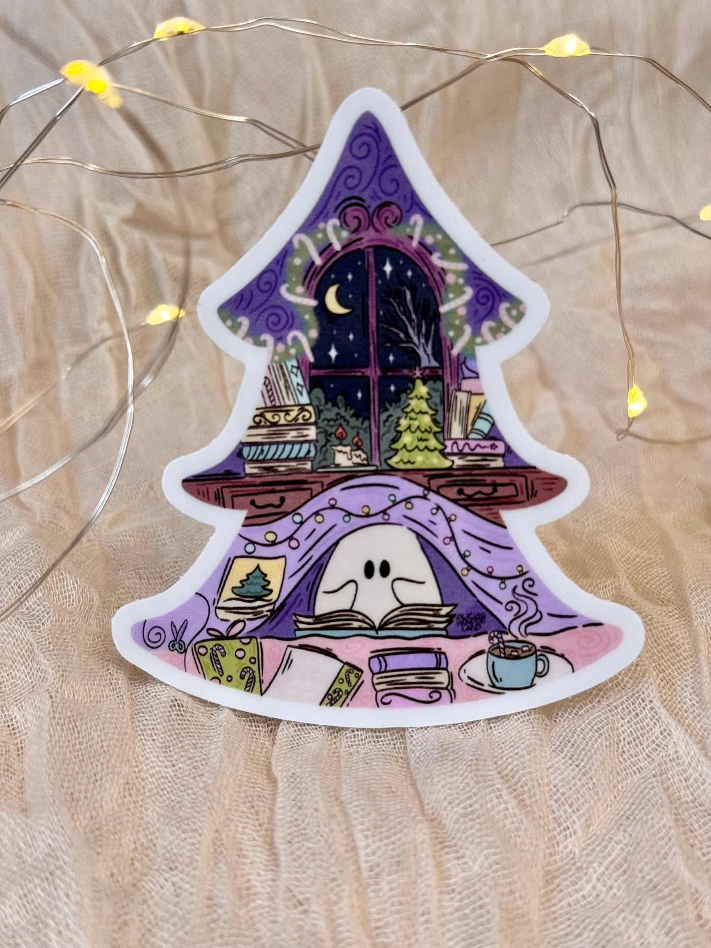 Cozy Reading Corner Sticker