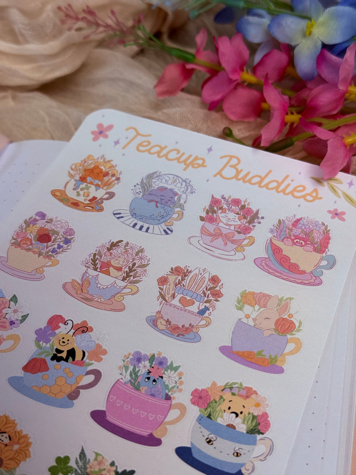 Teacup Buddies Sticker Sheet