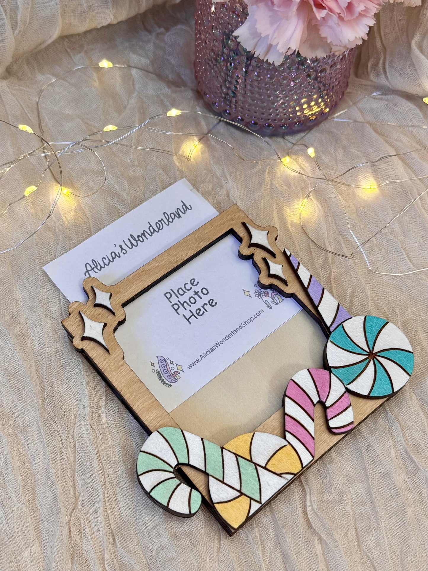 Candy Canes Magnet Frame