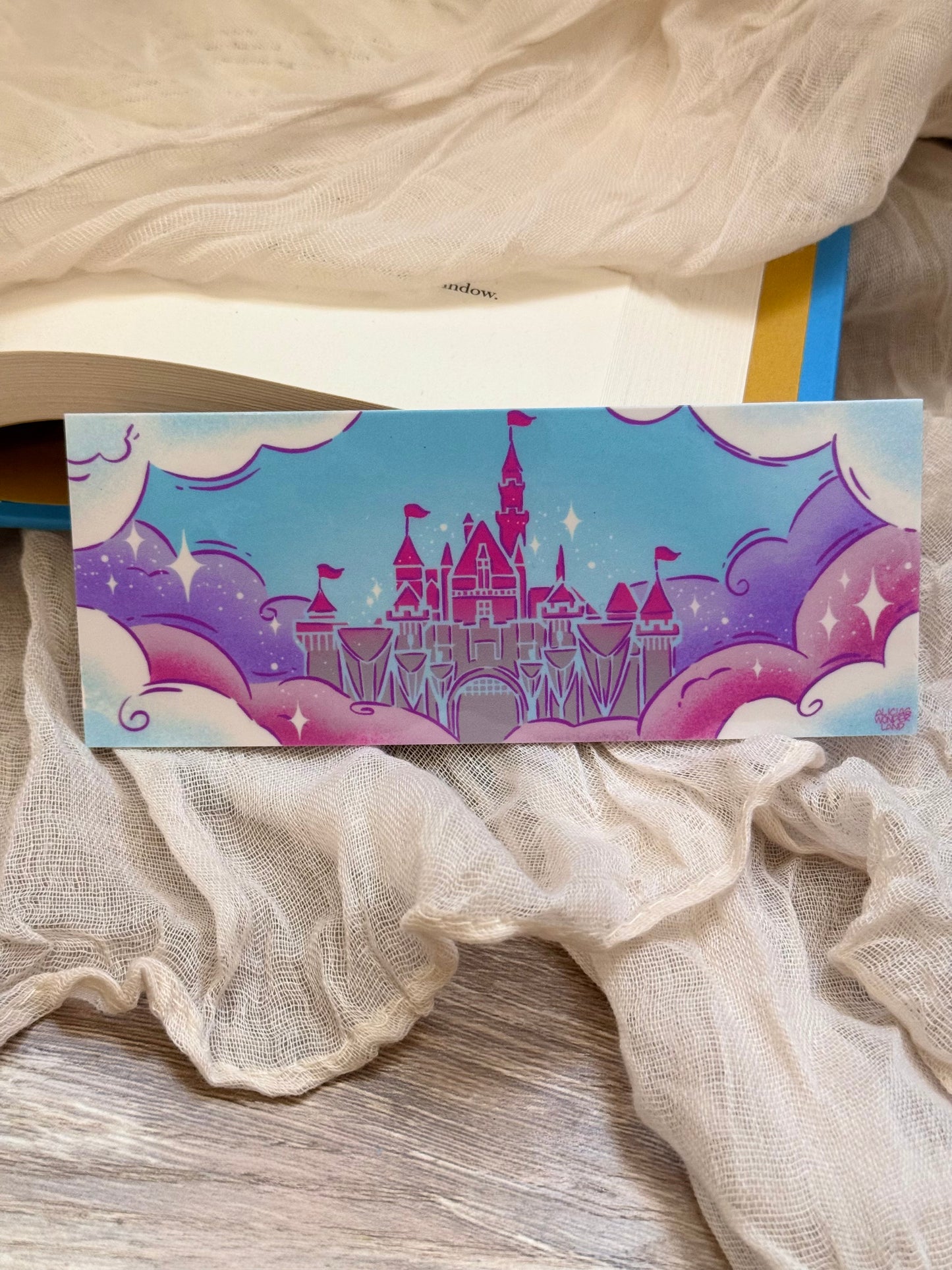 Pink Castle Bookmark
