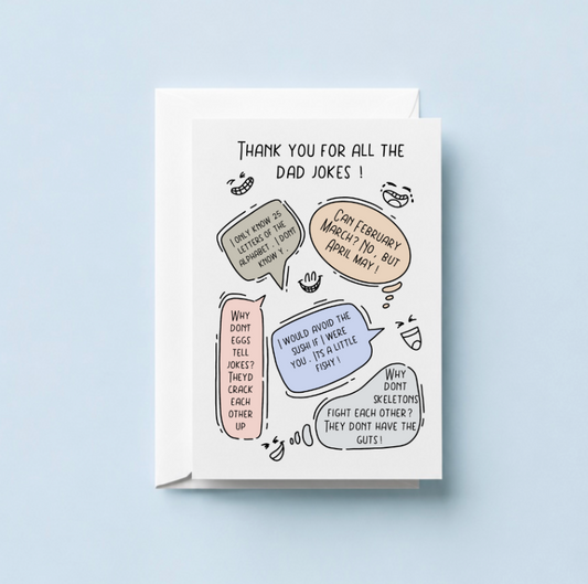 Dad Jokes Greeting Card