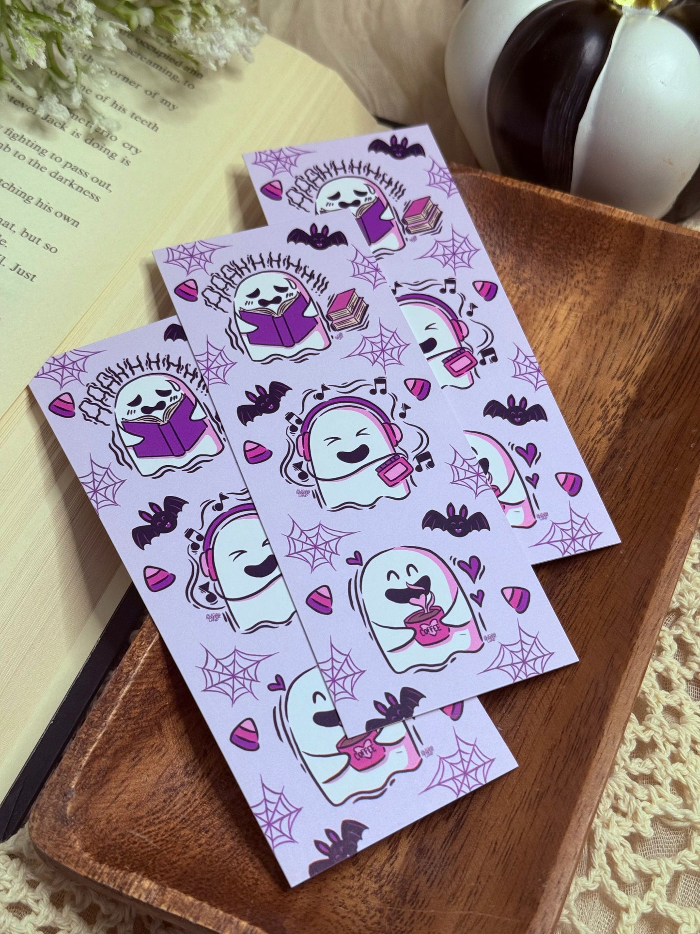 Ghostly Hobbies Bookmark