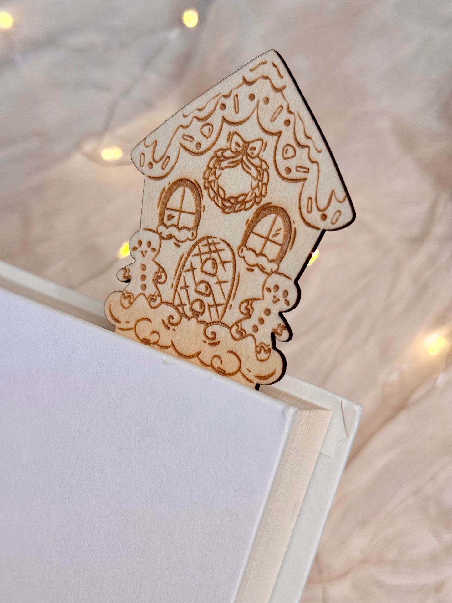 Jolly Night Reads Wood Bookmark