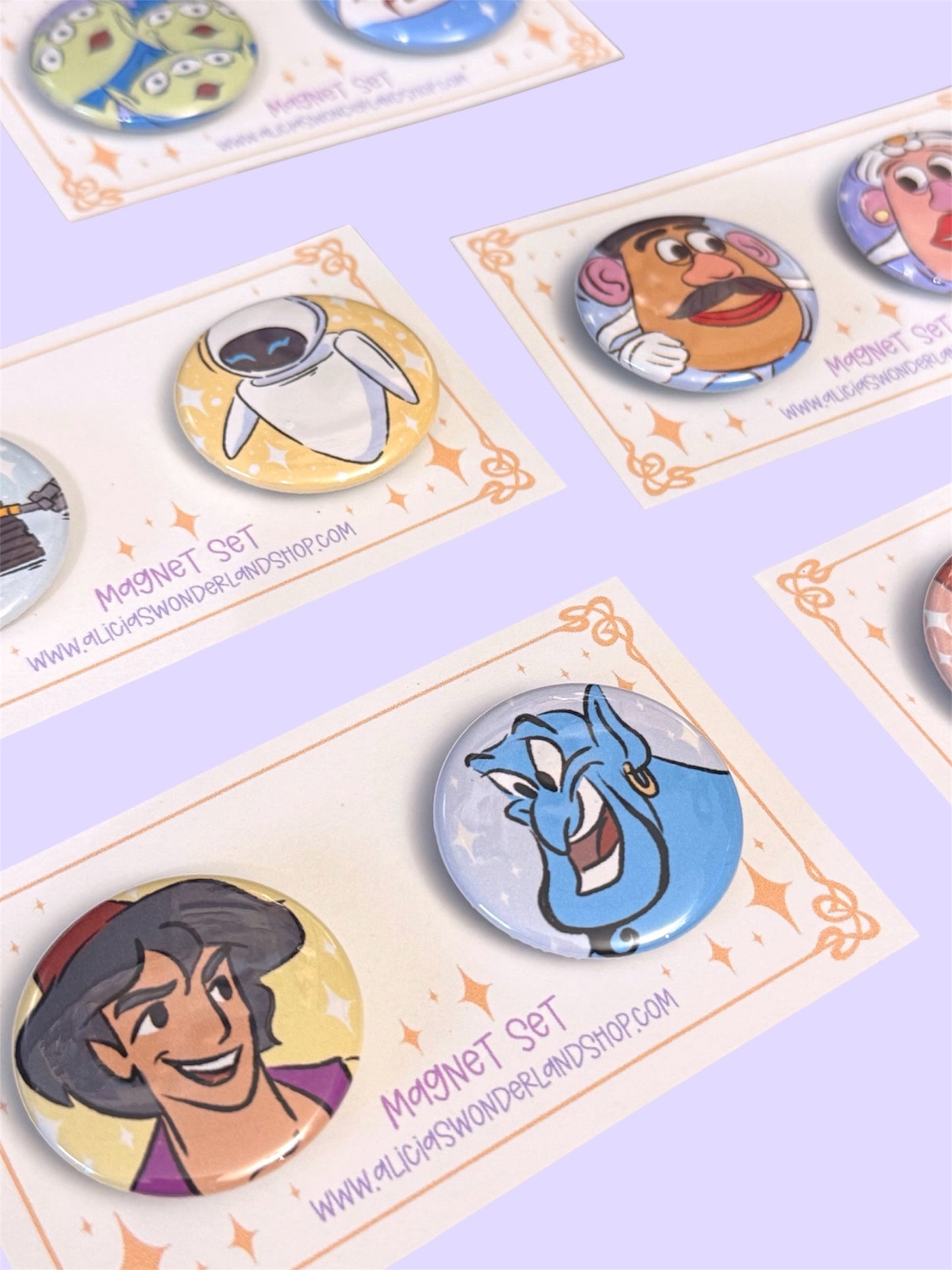 Button Set - Magnet or Pin