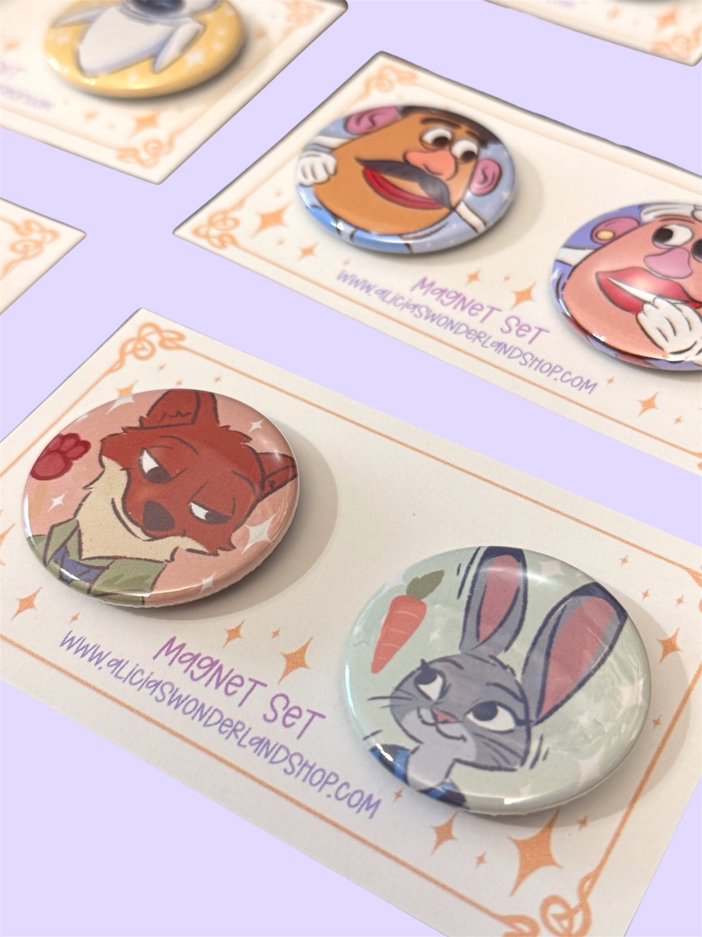 Button Set - Magnet or Pin