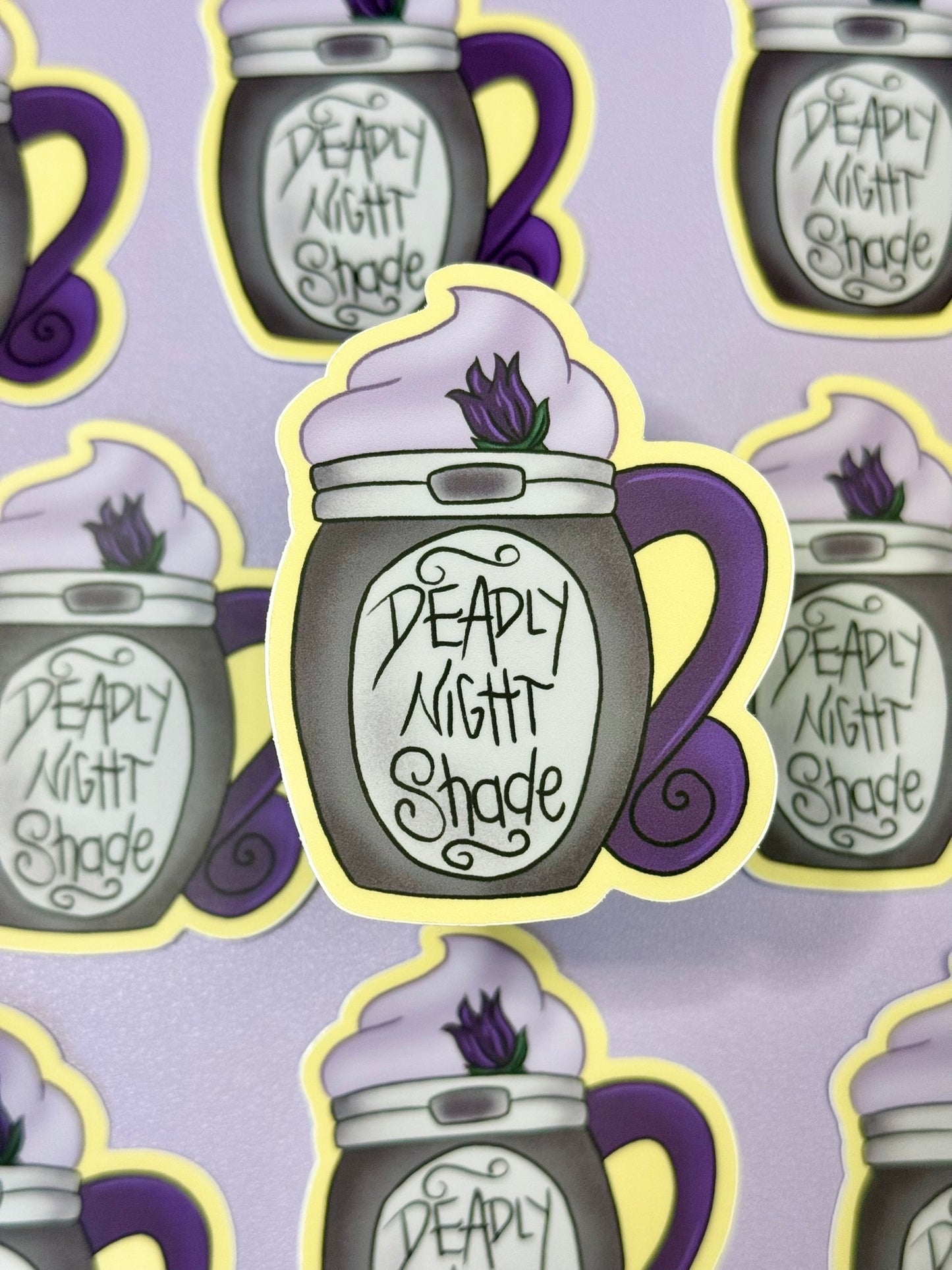 Deadly Nightshade Mug  Sticker