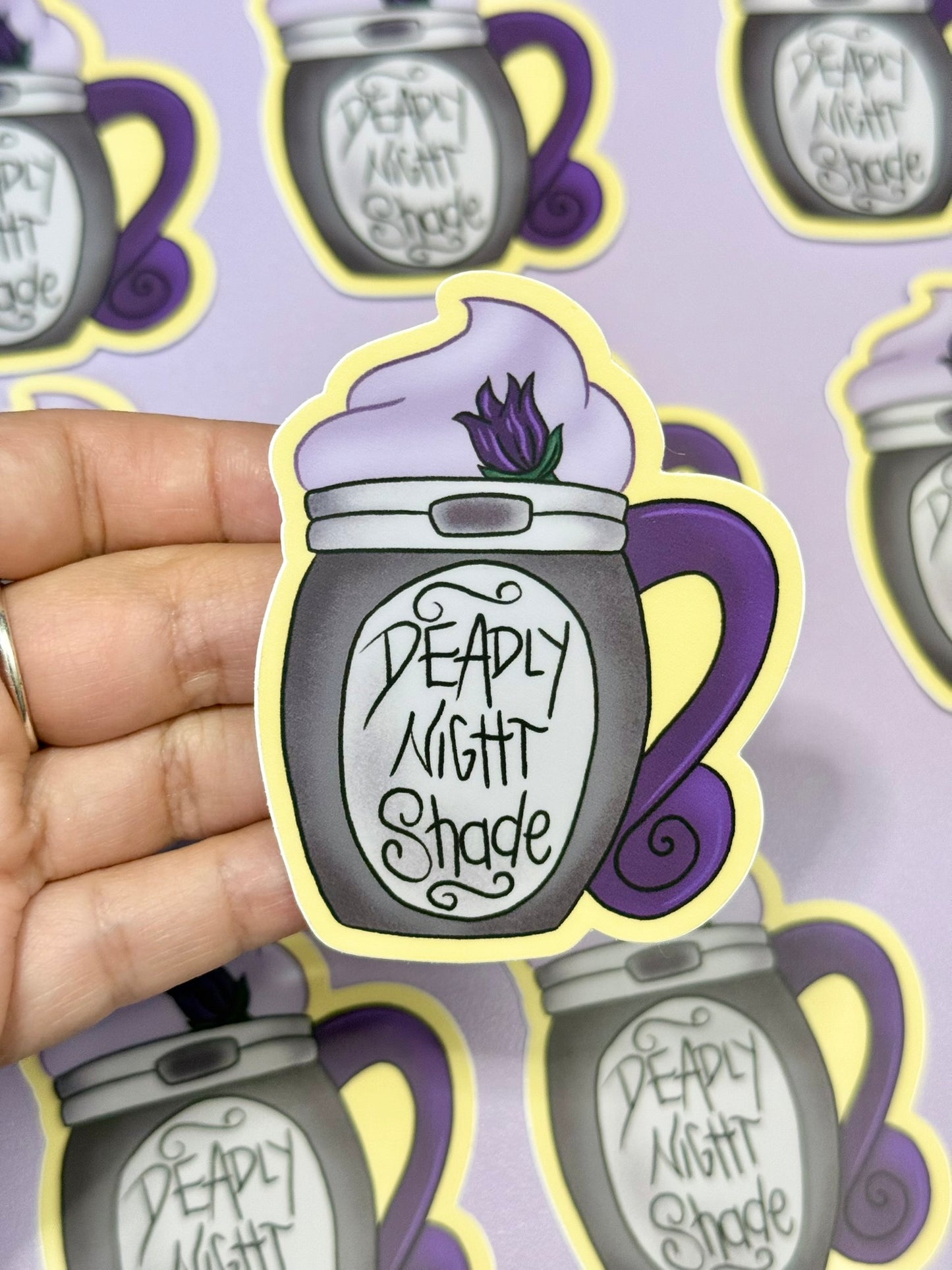 Deadly Nightshade Mug  Sticker
