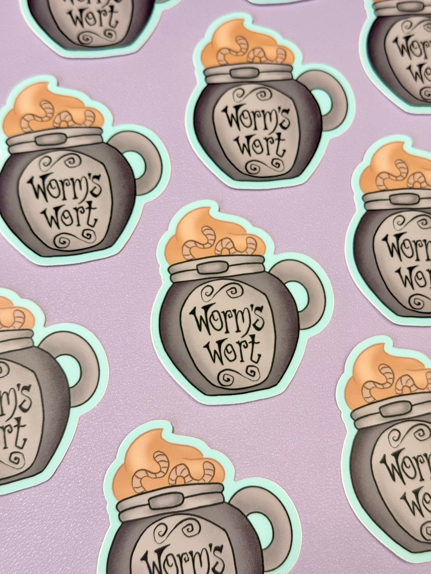 Worm's Wort Mug Sticker