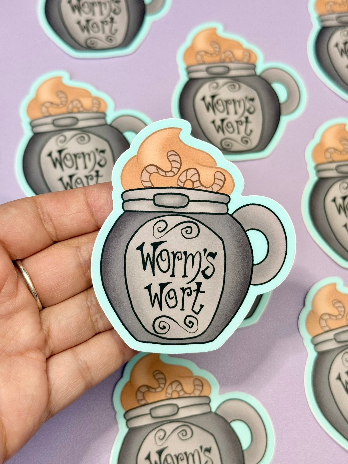 Worm's Wort Mug Sticker