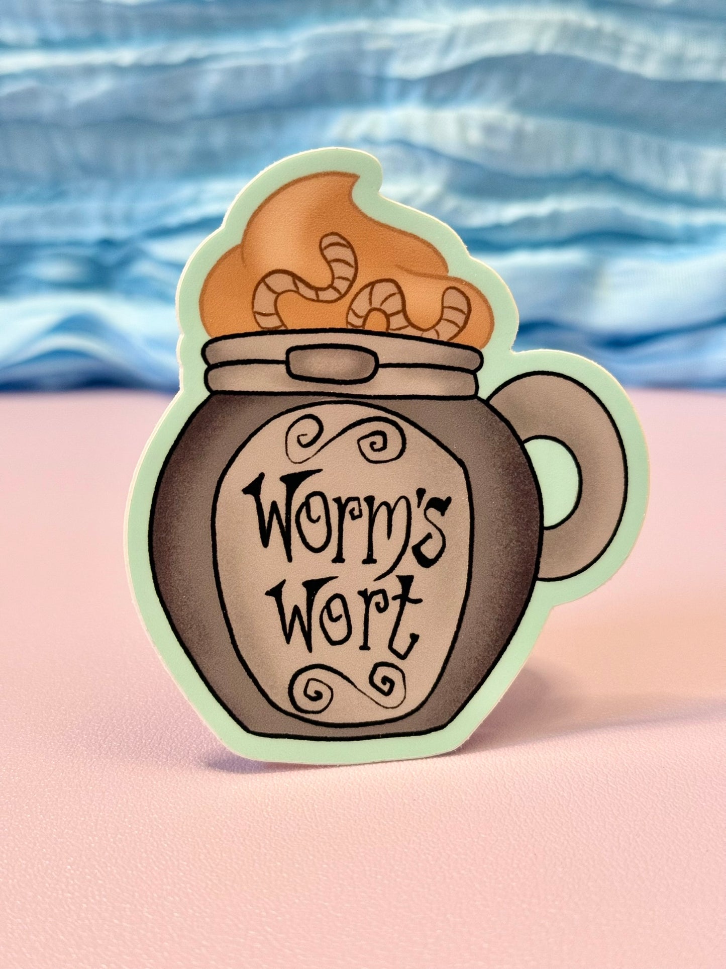 Worm's Wort Mug Sticker