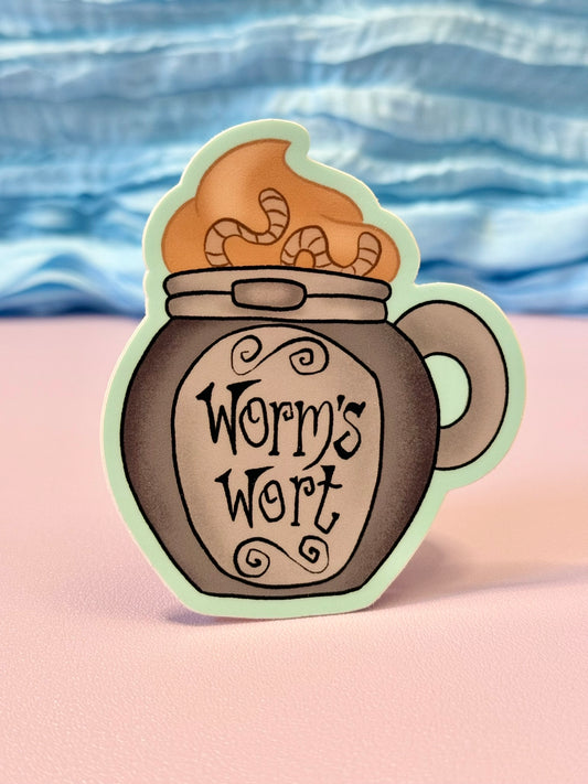 Worm's Wort Mug Sticker