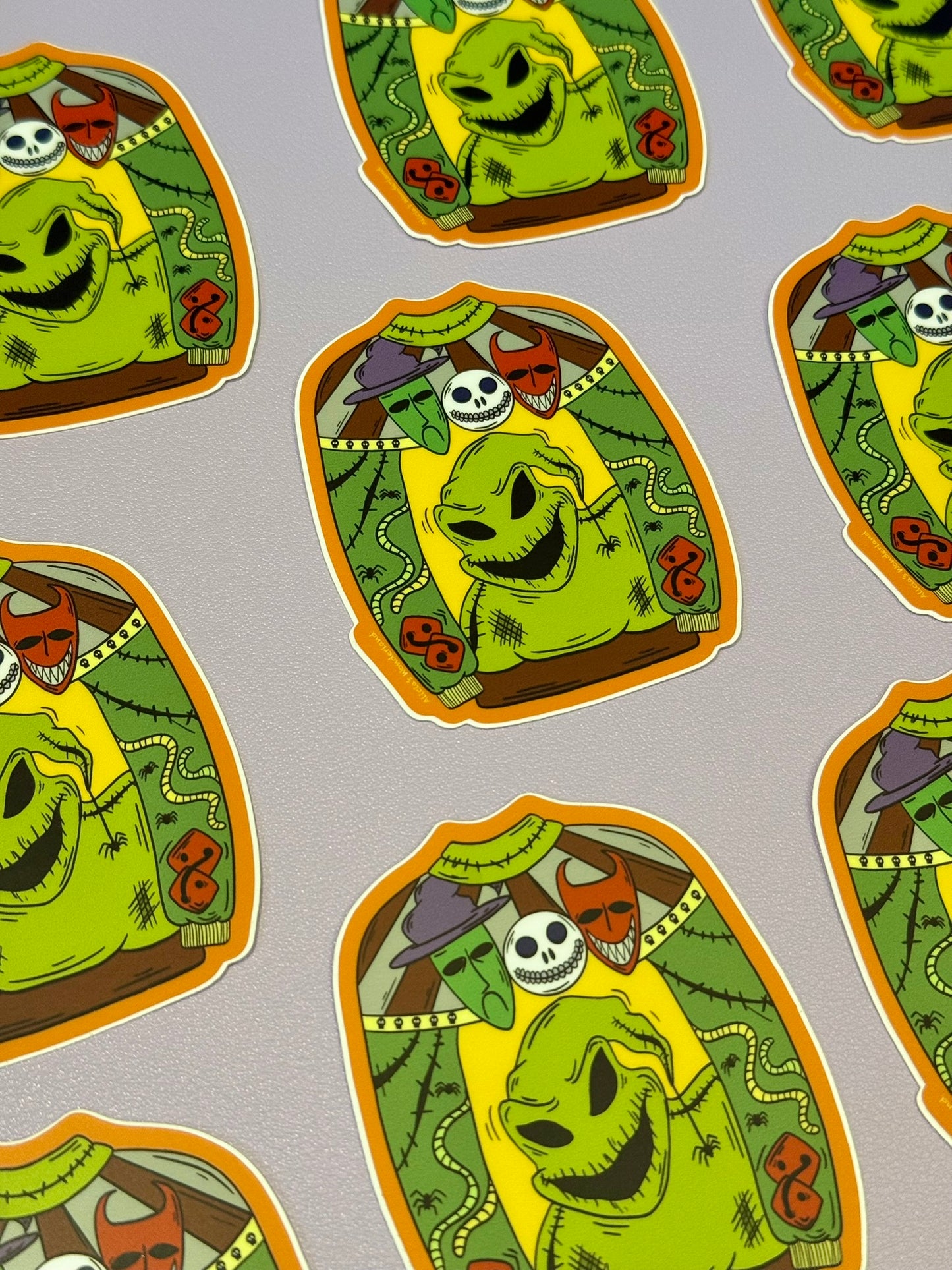 Boogie Man Ugly Sweater Sticker