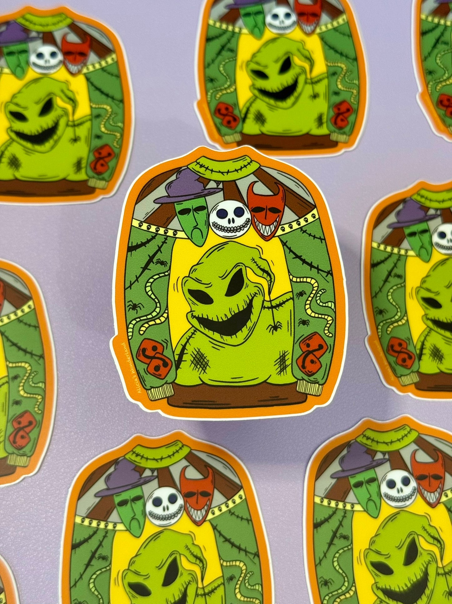 Boogie Man Ugly Sweater Sticker