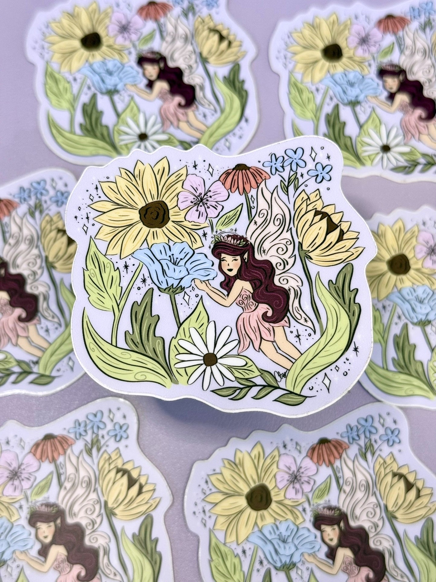 Flower Realm Fairy Sticker