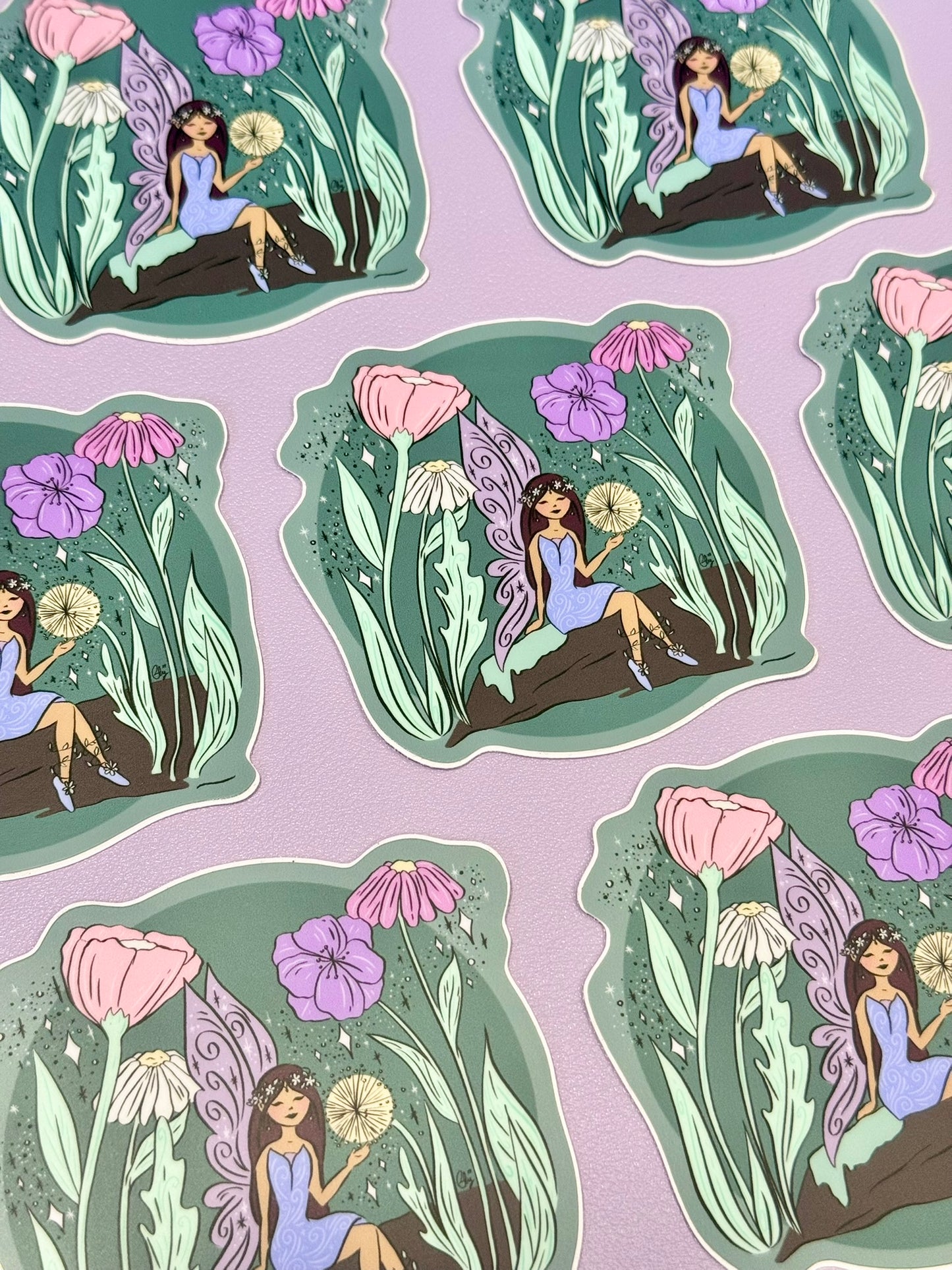 Enchanted Garden Fairy Sticker