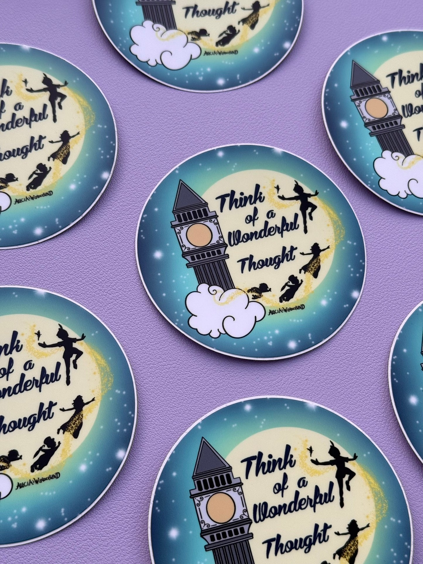 Think of a Wonderful Thought Sticker