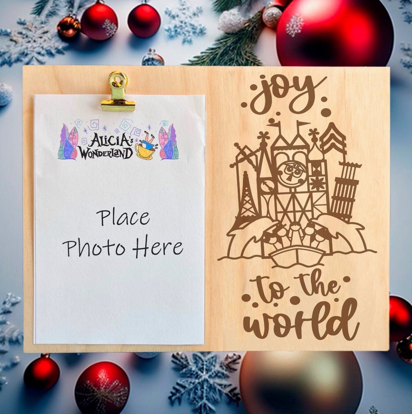 Joy to the World Picture Frame