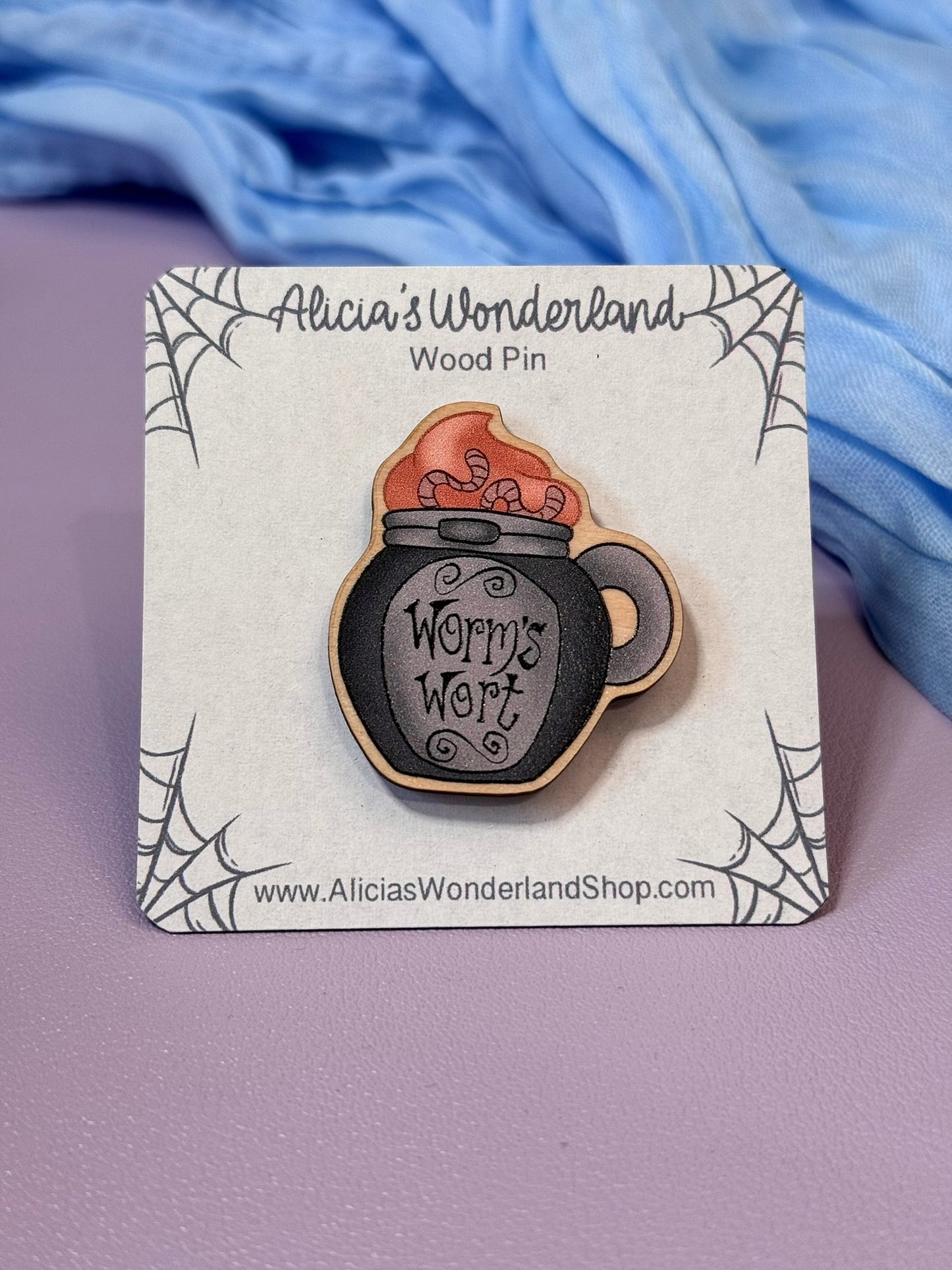 Worms Wort Mug Pin
