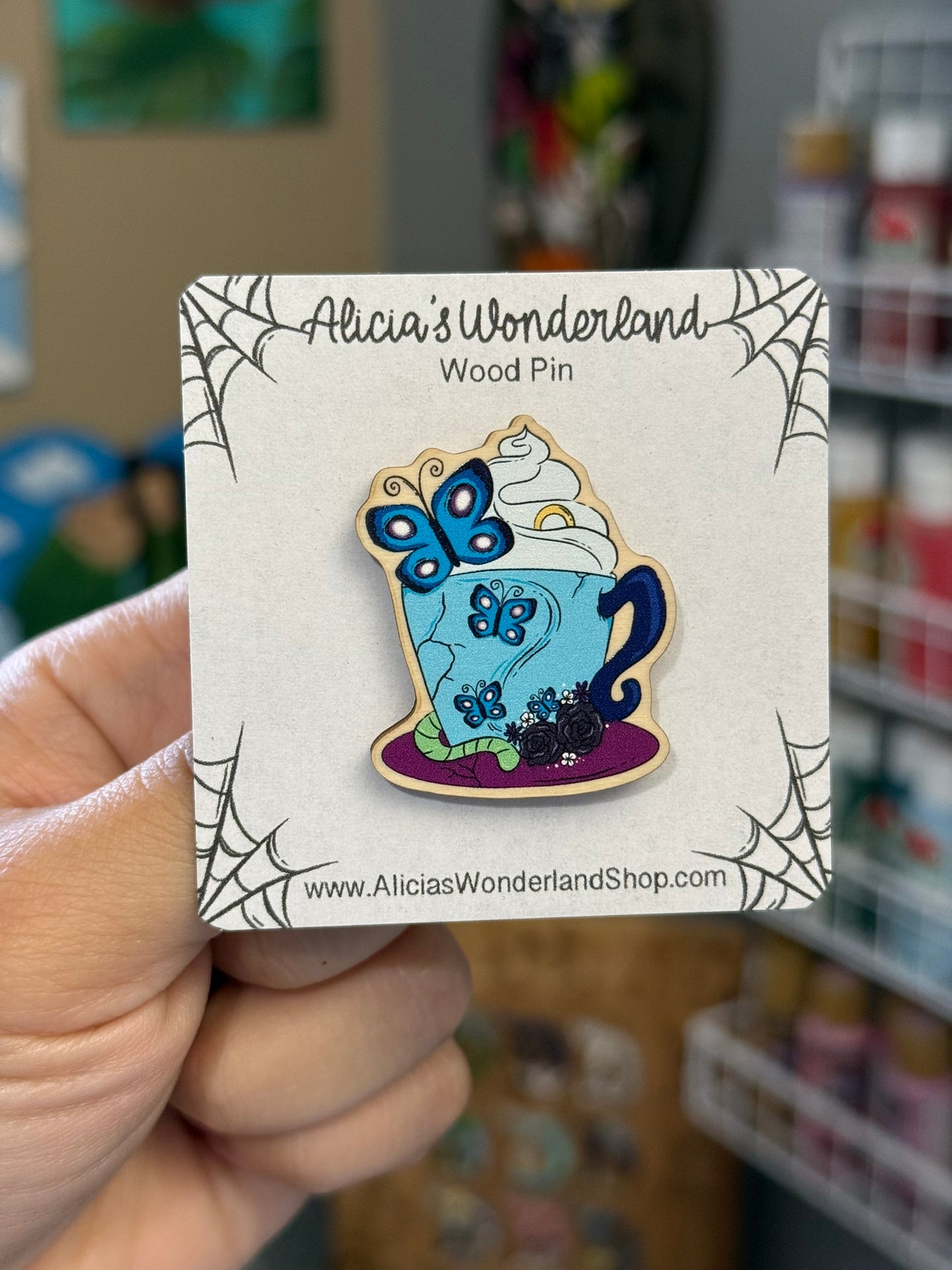 Corpse Bride Mug Pin