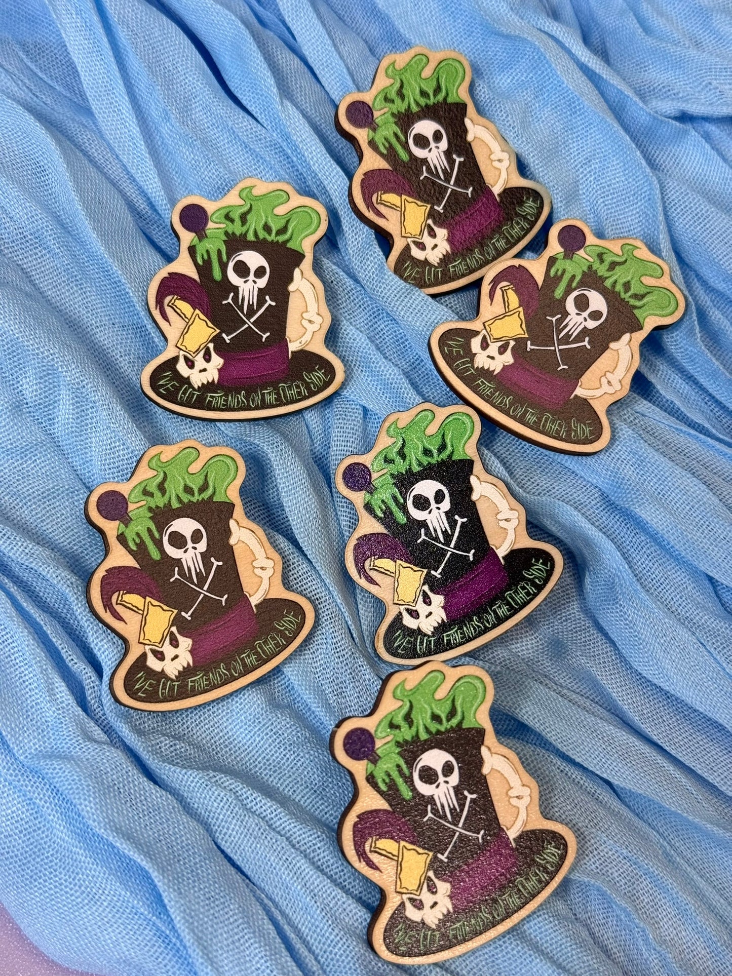 Shadow Villain Mug Pin