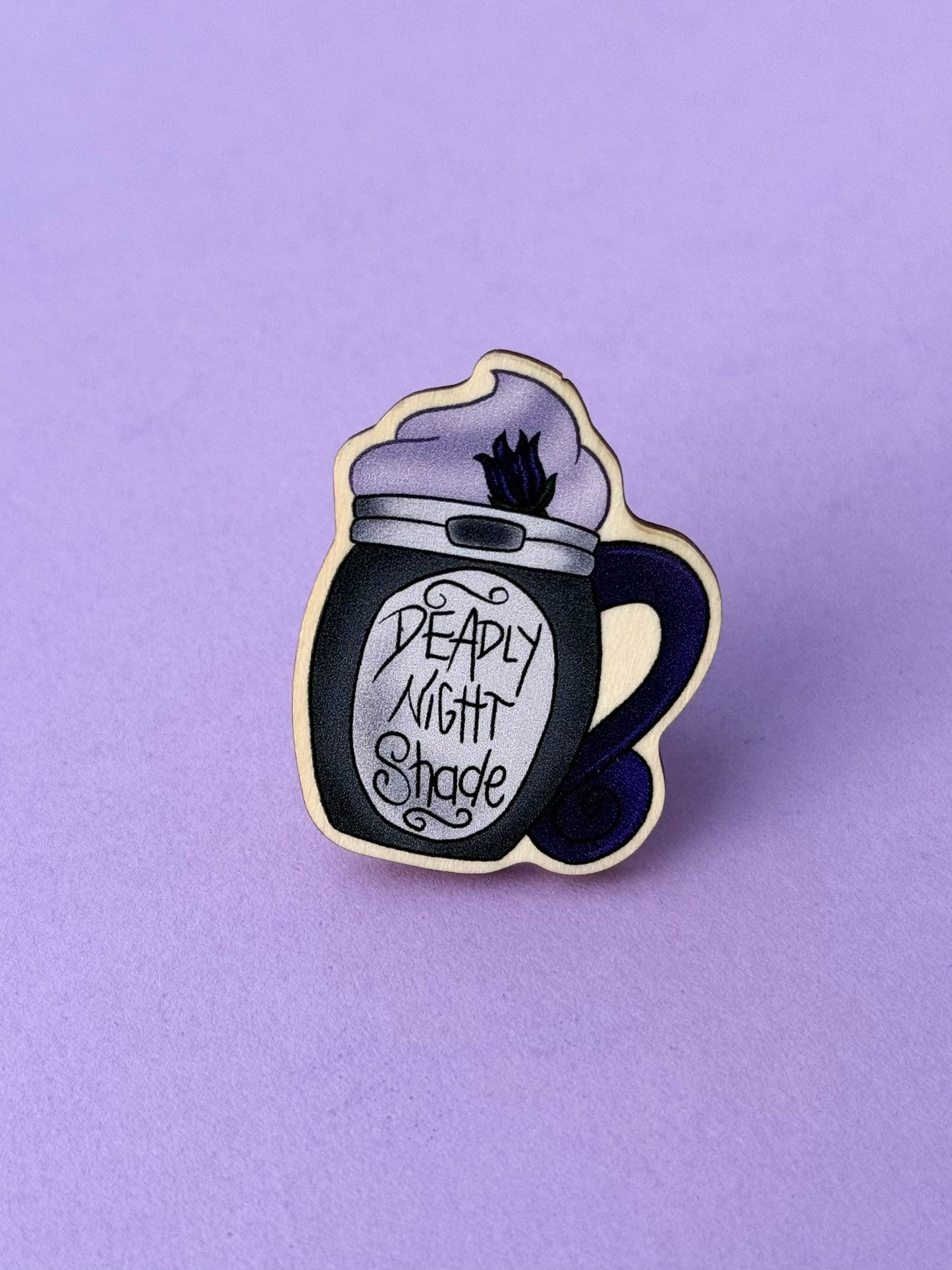 Deadly Nightshade Mug Pin
