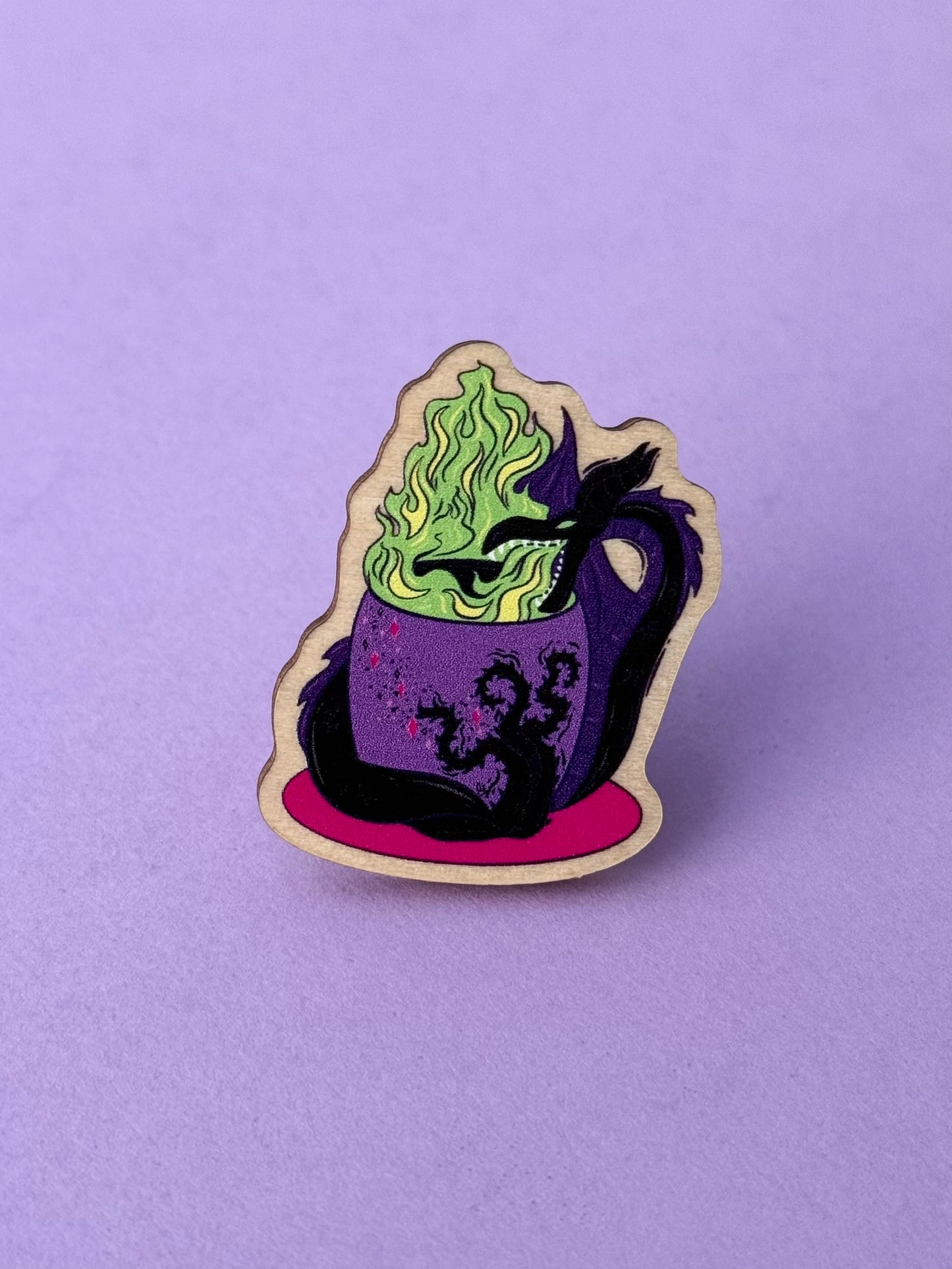 Villain Dragon Mug Pin