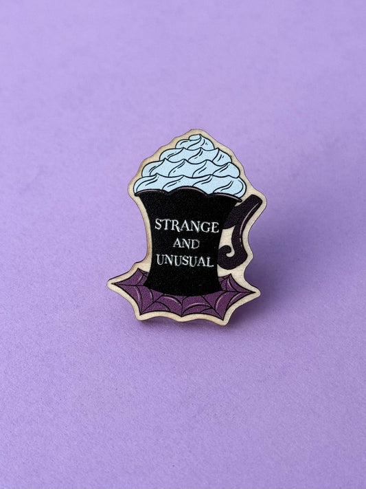 Strange & Unusual Mug Pin