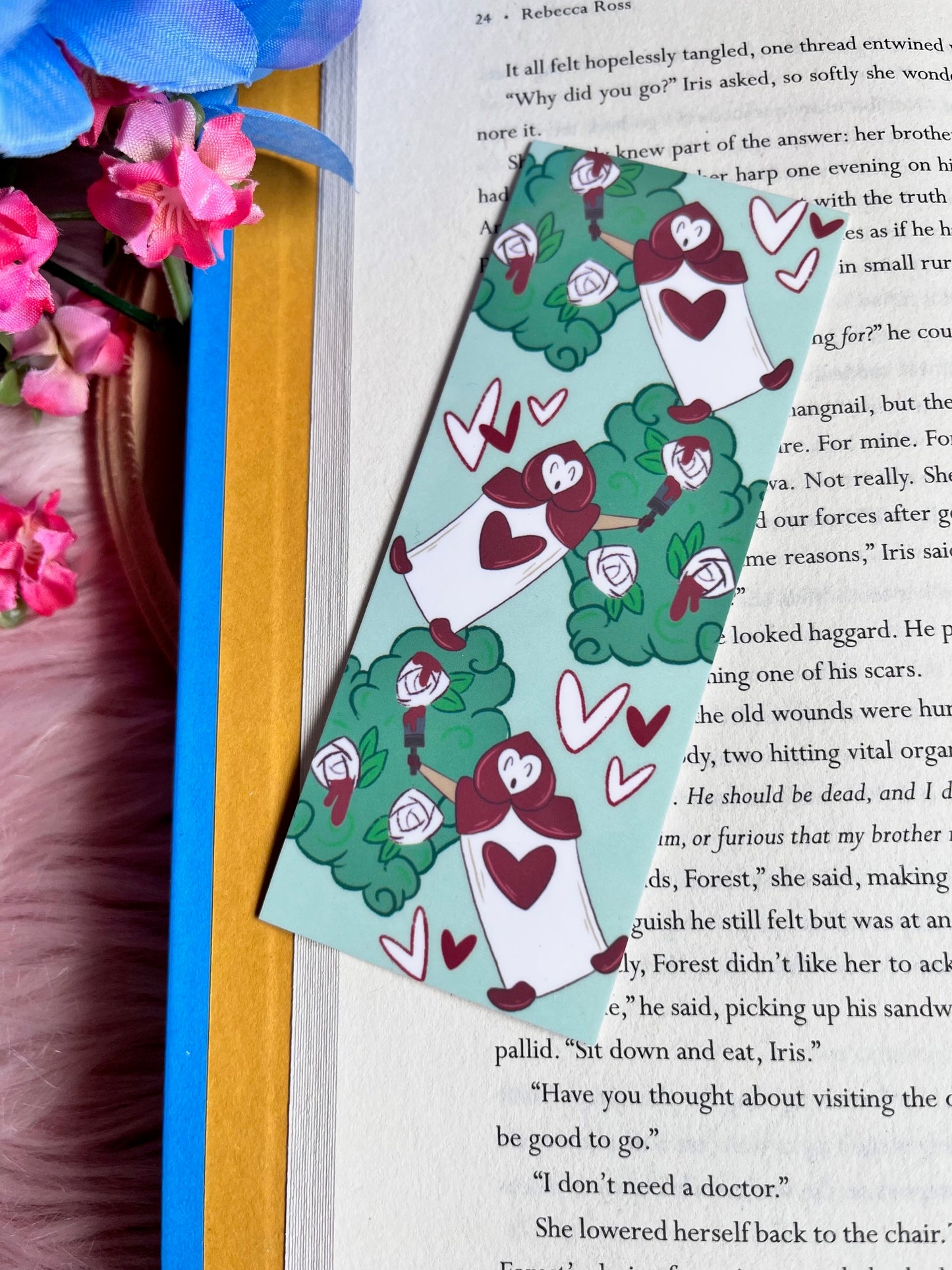 Painting the Roses Bookmark