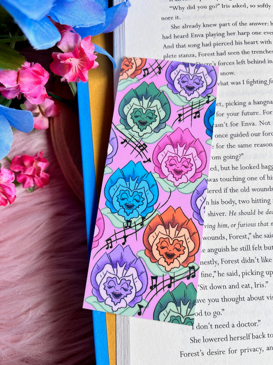 Pansies Bookmark