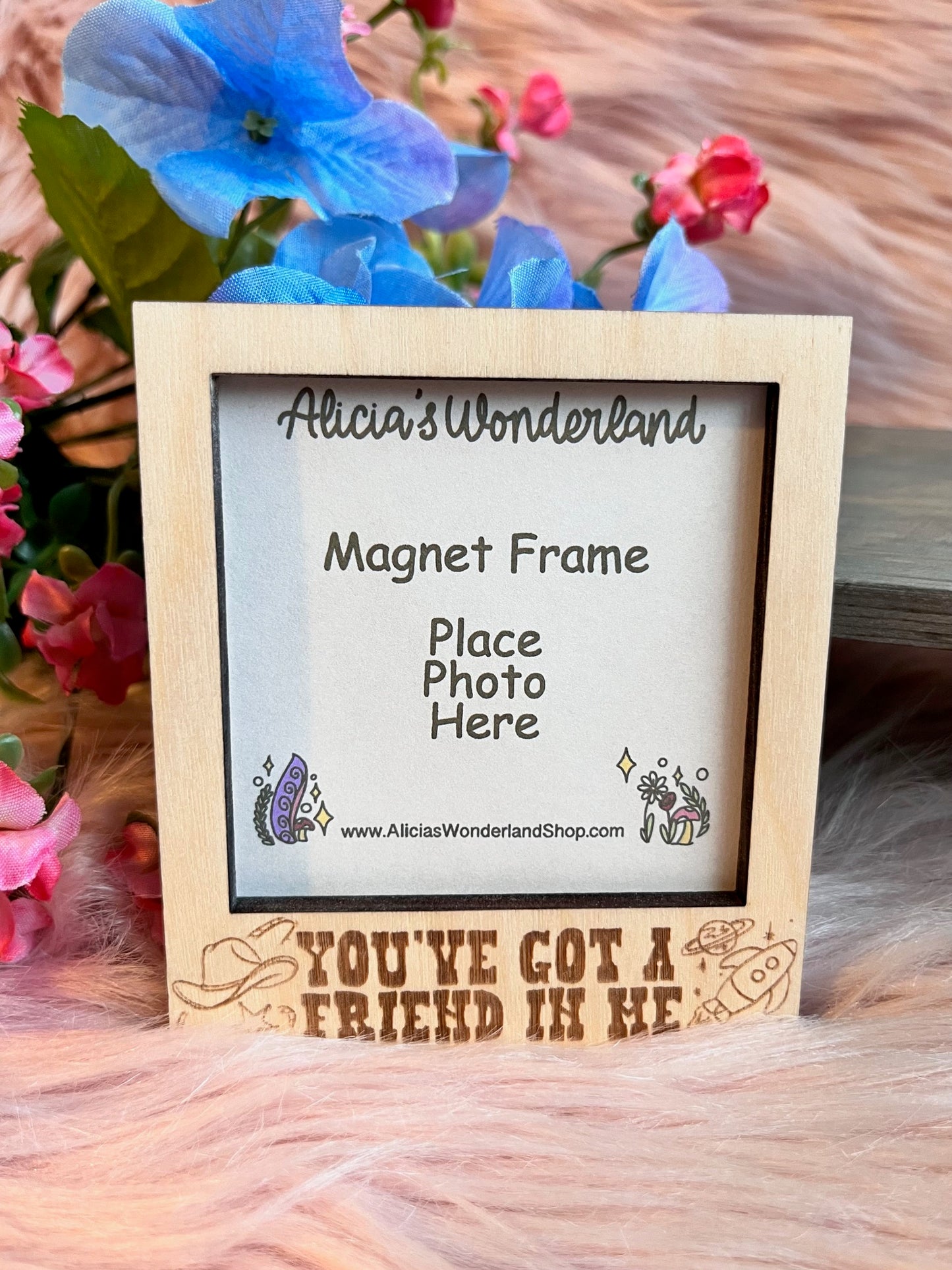 Friend in me Magnet Wood Frame