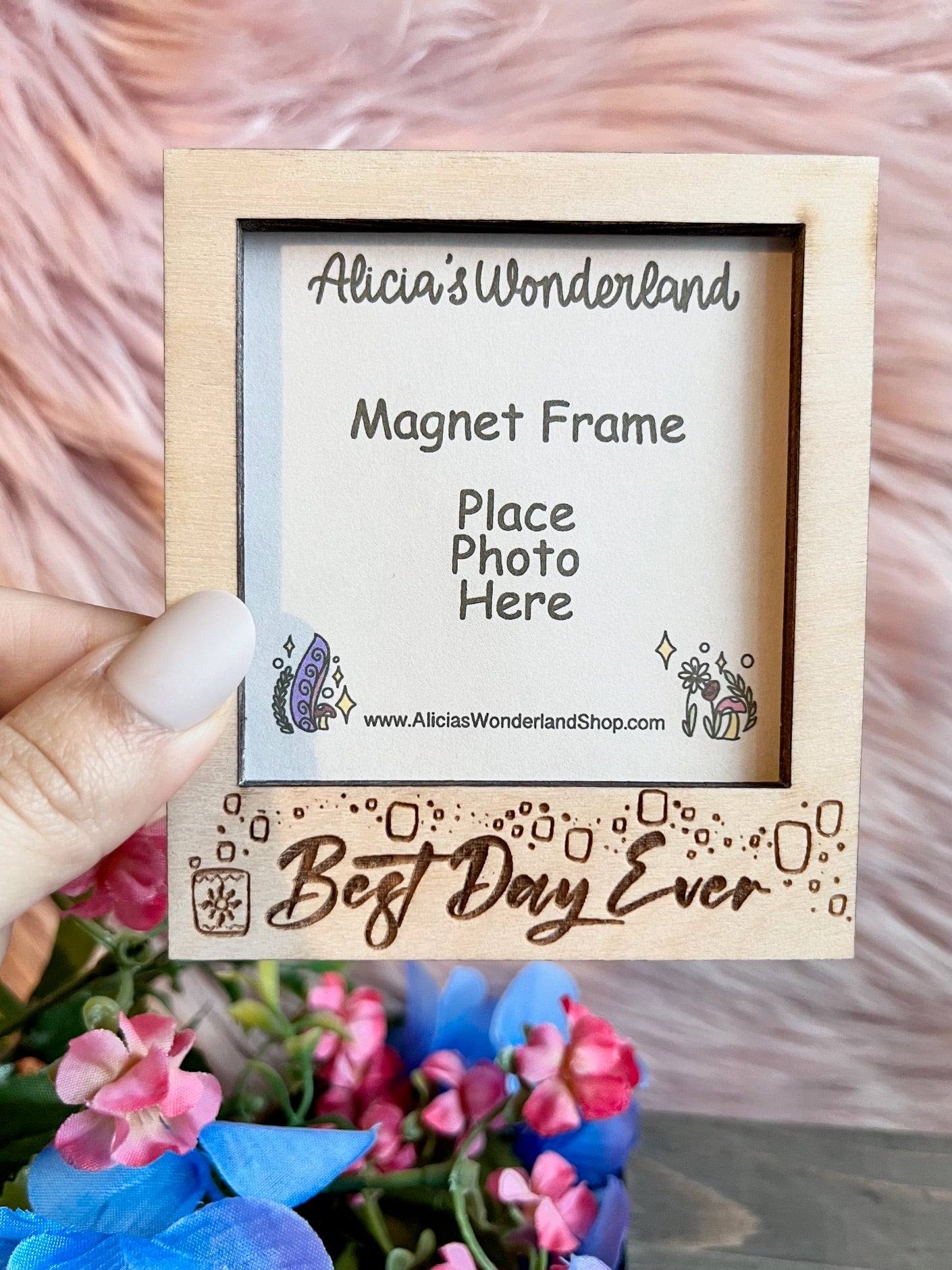 Best Day Magnet Wood Frame